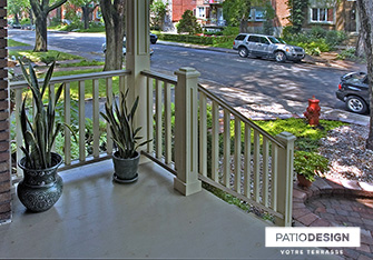Balconies and front doors by Patio Design inc.
