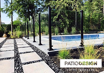 Clôture Frontenac modèle Crystal par Patio Design inc.