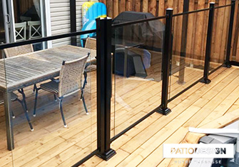 Clôture Frontenac Modèle Crystal Contour par Patio Design inc.