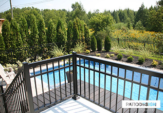 Clôture Frontenac modèle R-7 par Patio Design inc.