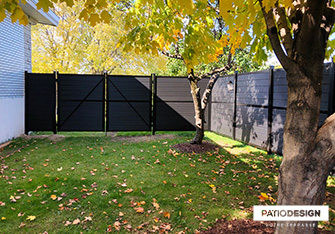 Clôture Frontenac modèle Karbon par Patio Design inc.