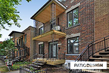 Patio et Balcons sur Devantures par Patio Design inc.