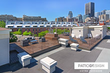 Patio on the roof (Terrace) by Patio Design inc.