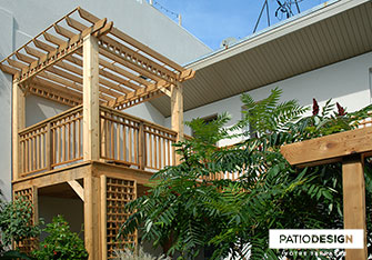 Wood Patio by Patio Design inc.