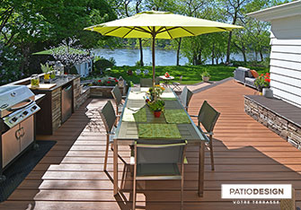 Terrasse en Trex par Patio Design inc.