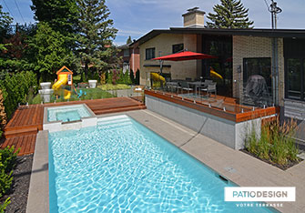 Shotcrete Inground Pool by Patio Design inc.