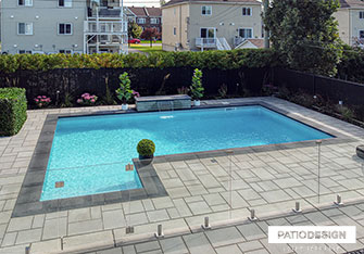 Inground Pool with insulated formwork by Patio Design inc.