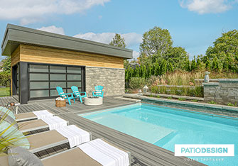 Inground Pool with insulated formwork by Patio Design inc.
