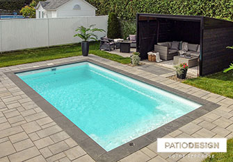 Fiberglass Inground Pool par Patio Design inc.